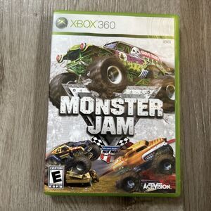 Monster Jam Xbox 360 Truck Racing Game Complete CIB w/ Manual Tested Working